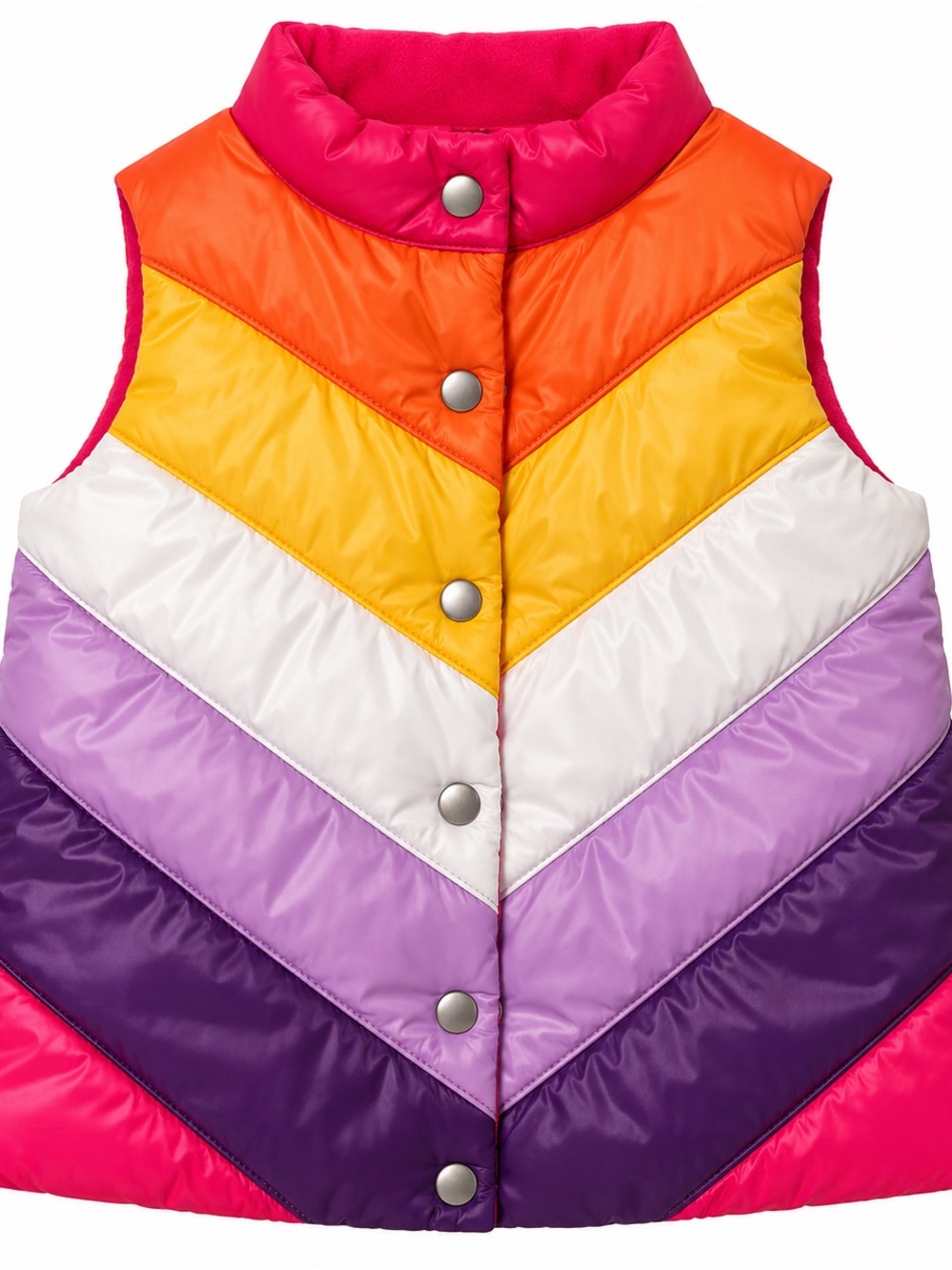 Baby Gap Rainbow Puffer Vest 12-18 Months